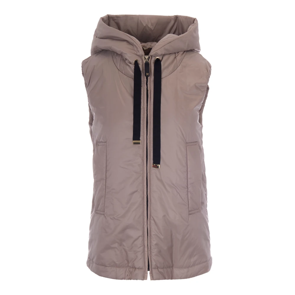 Weekend Max Mara Padded Gilet - Female - Waistcoats - Beige - S - Jackets