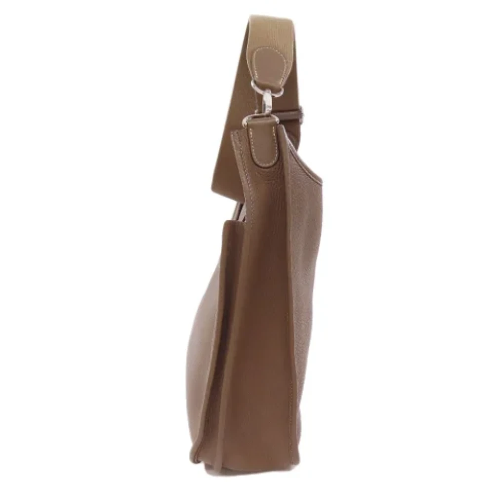 Hermès Vintage Pre-owned Fabric shoulder-bags Beige Dames