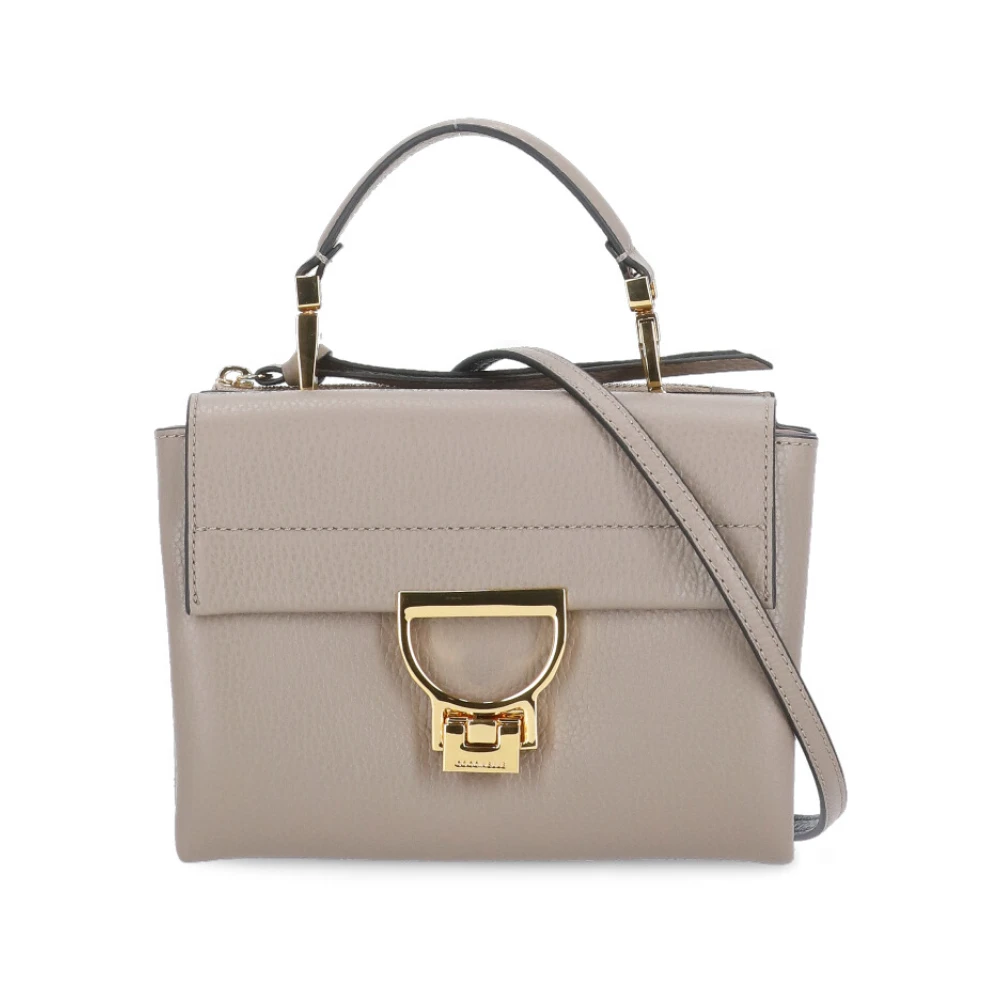 Coccinelle Vrouw Beige Tassen Dames, One Size, Stijlvolle Leren Pochette Tas