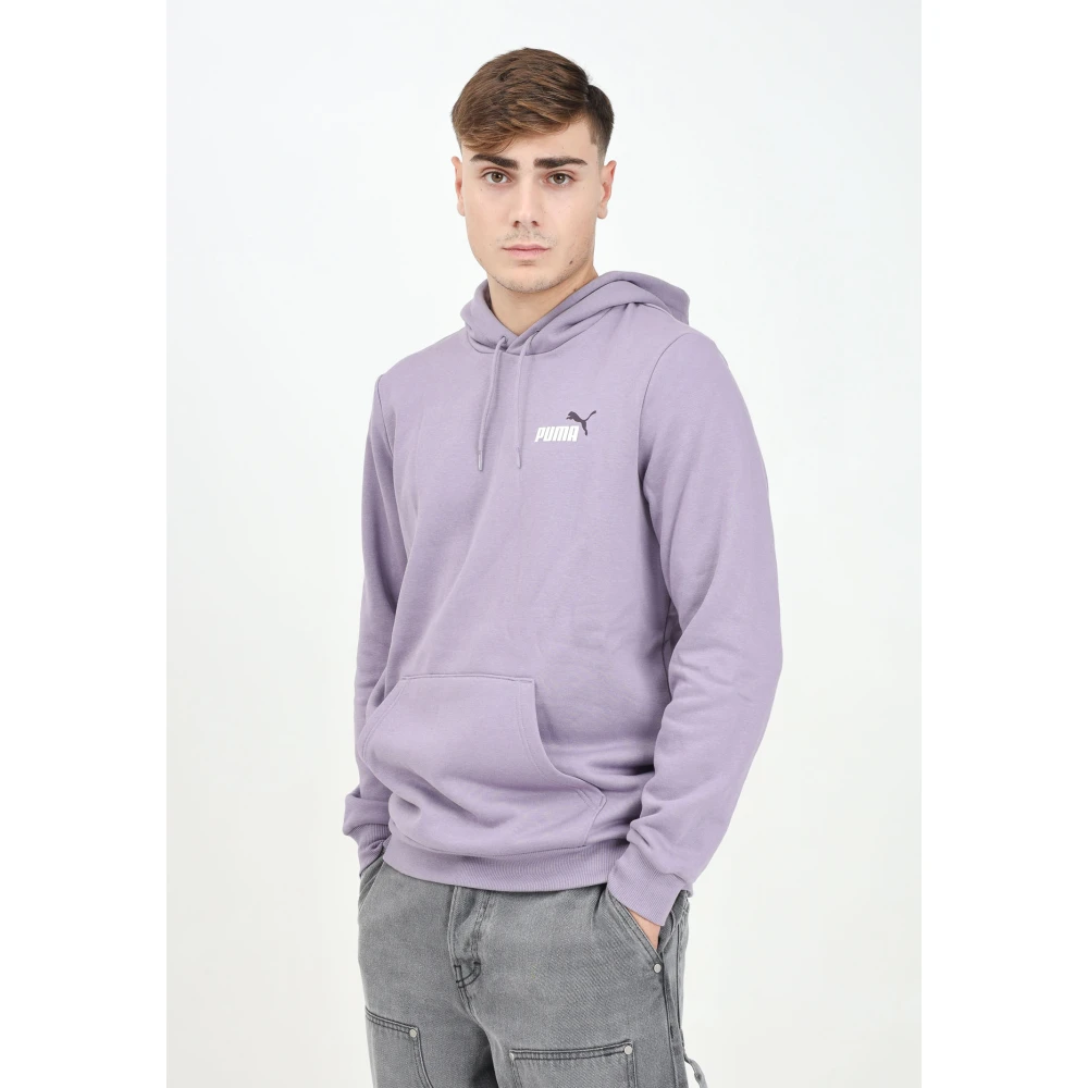 Puma Paarse Hoodie Sweater Mannen Herfst Winter Purple Heren