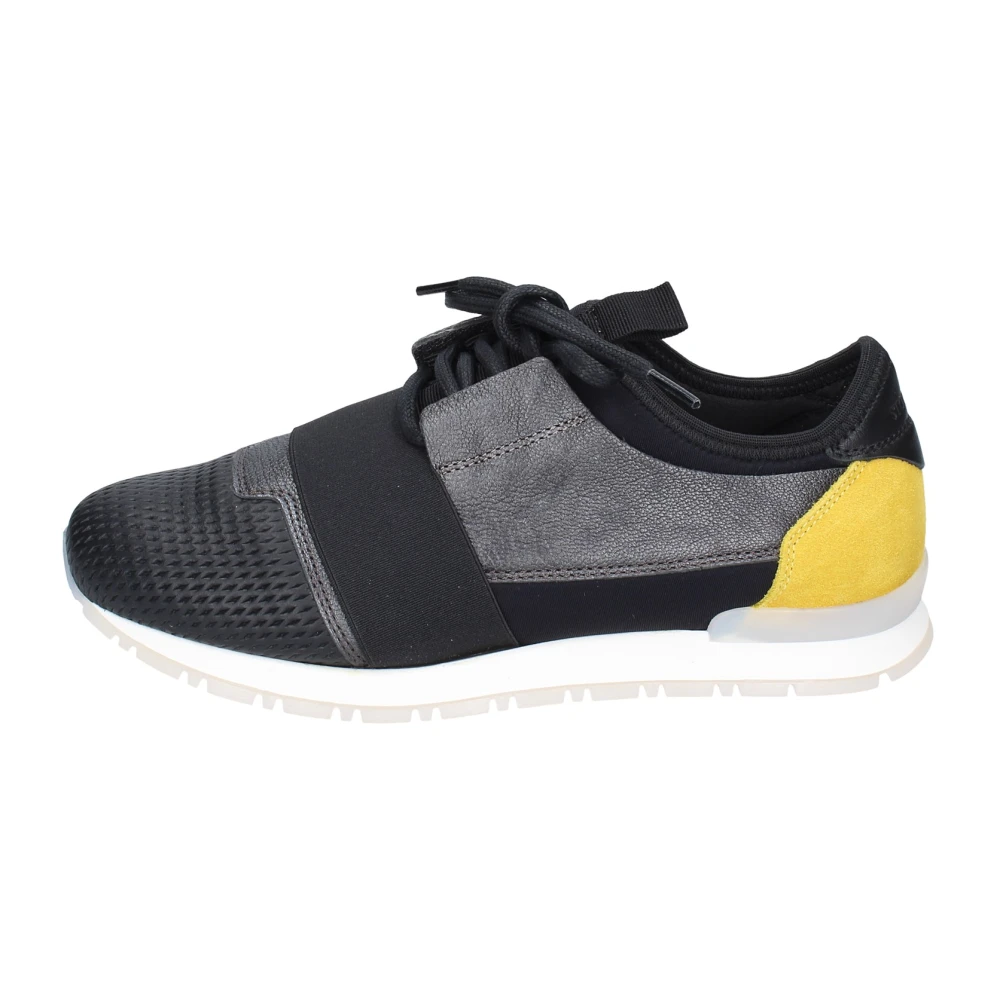 Stokton Black Sneakers, Female, 6 Uk, Leather Women's Trainers