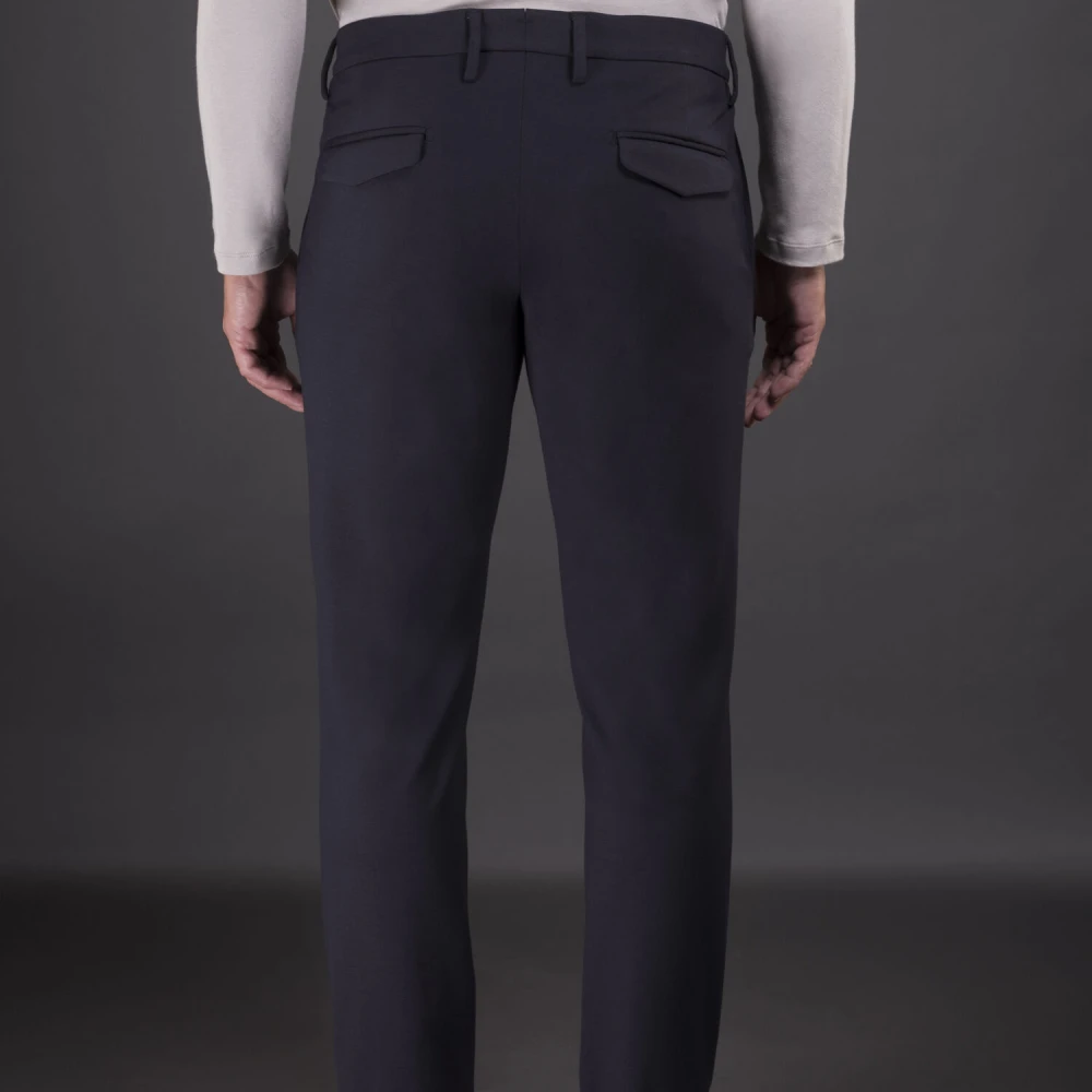 Moorer Trousers Blue Heren