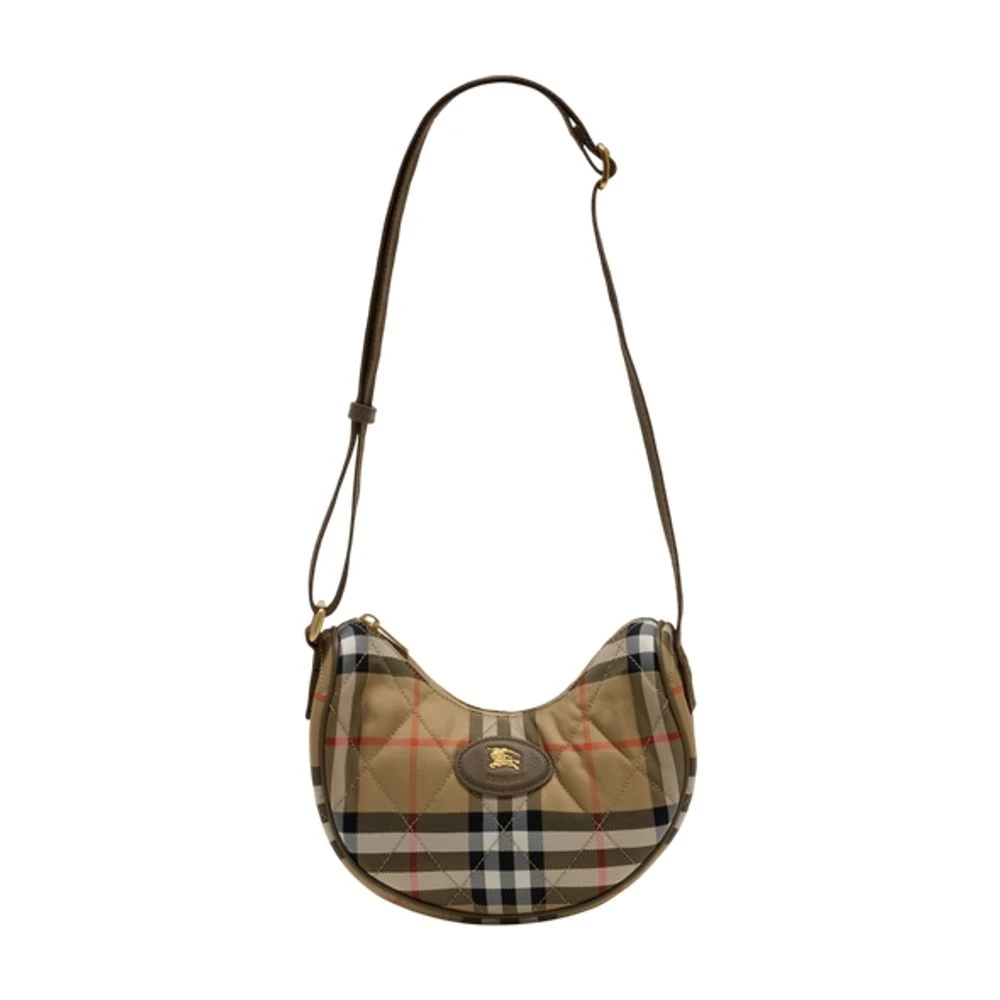 Burberry Women's Beige Horseshoe Crossbody Bag
