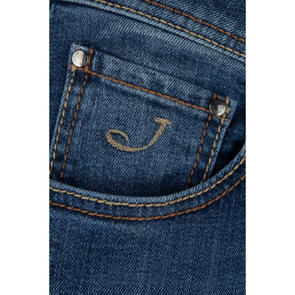 Jacob Cohën Klassieke Denim Jeans voor Mannen Blue Heren