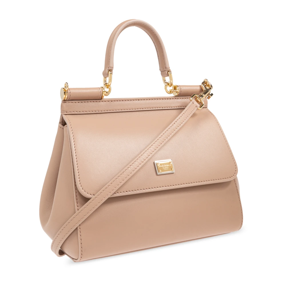 Dolce & Gabbana Schoudertas Sicily Medium Pink Dames