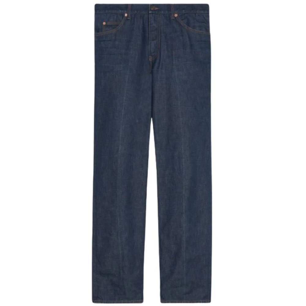 Gucci eco-gewassen biologische straight-leg jeans Blue Heren