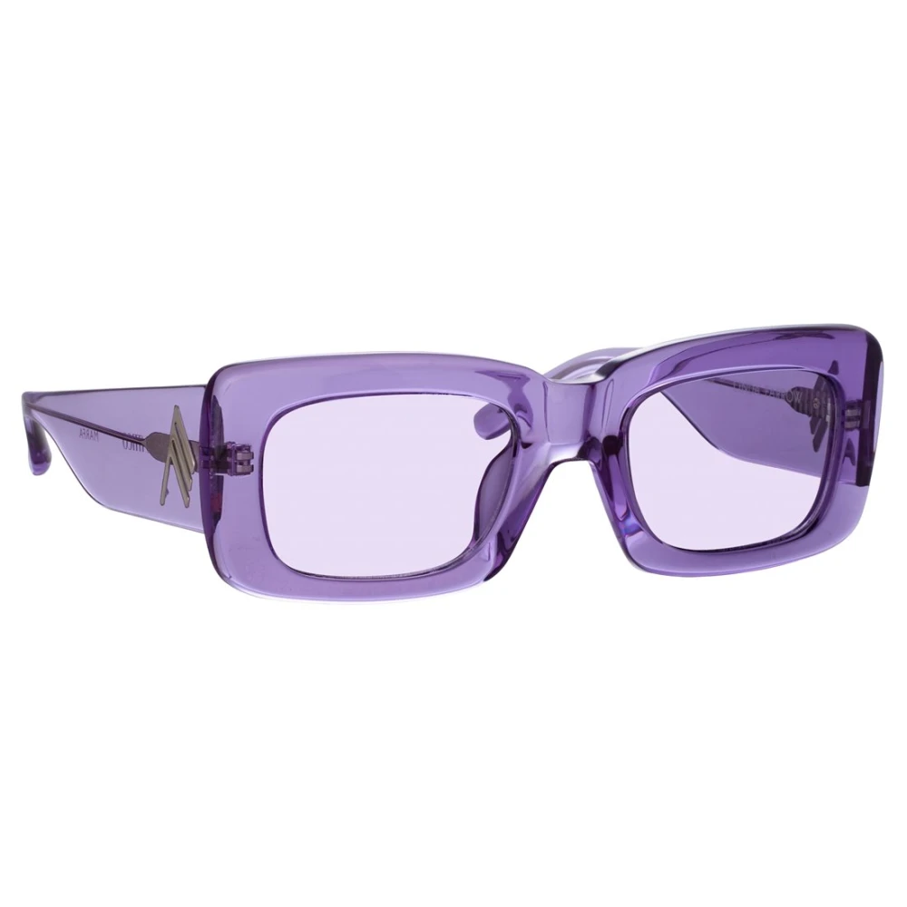 The Attico Purple Authentic Marfa Glasses - Premium Quality - Unisex - Sunglasses - 52 Mm - Accessories