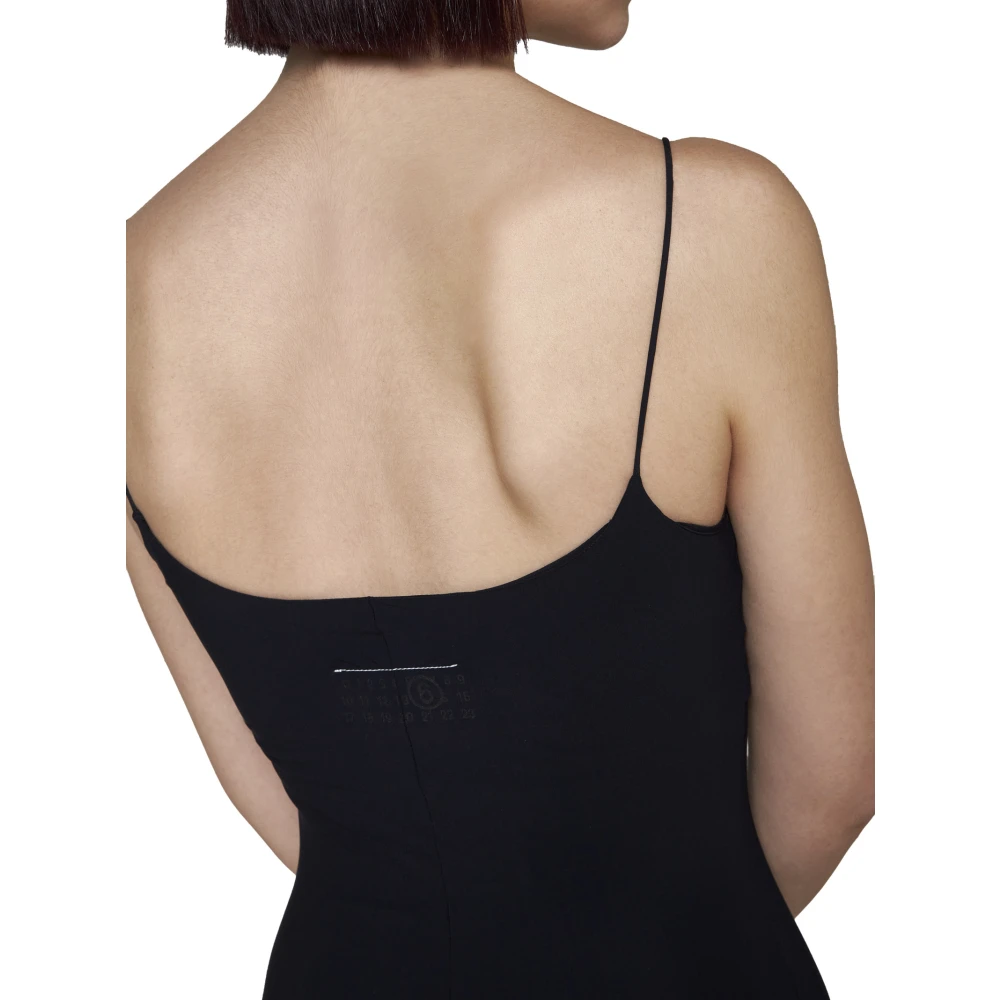 MM6 Maison Margiela Zwarte Jurken voor Vrouwen Black Dames