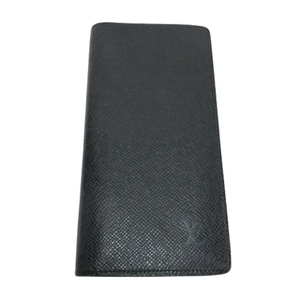 Louis Vuitton Vintage Pre-owned Leather wallets Black Dames