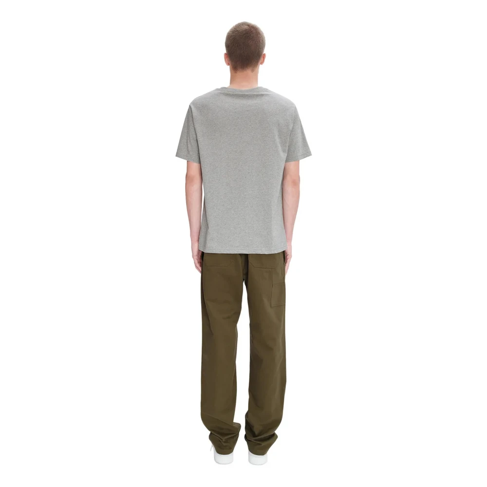 A.p.c. Chuck Broek met Perzik Effect Materiaal Green Heren