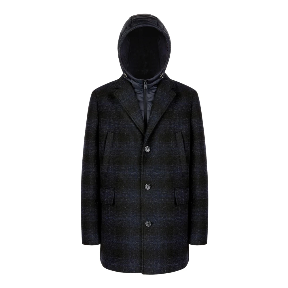 Geox Multicolor Claudio Long Coat - Male - Parkas - Xl - Coats
