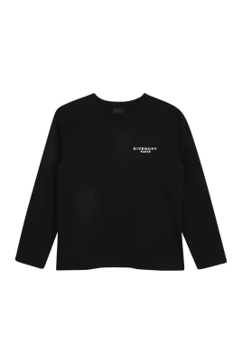 Logotryckt långärmad t-shirt