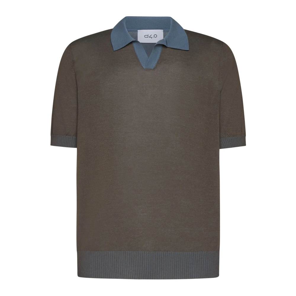 D4.0 Bruine T-shirts en Polos Brown Heren