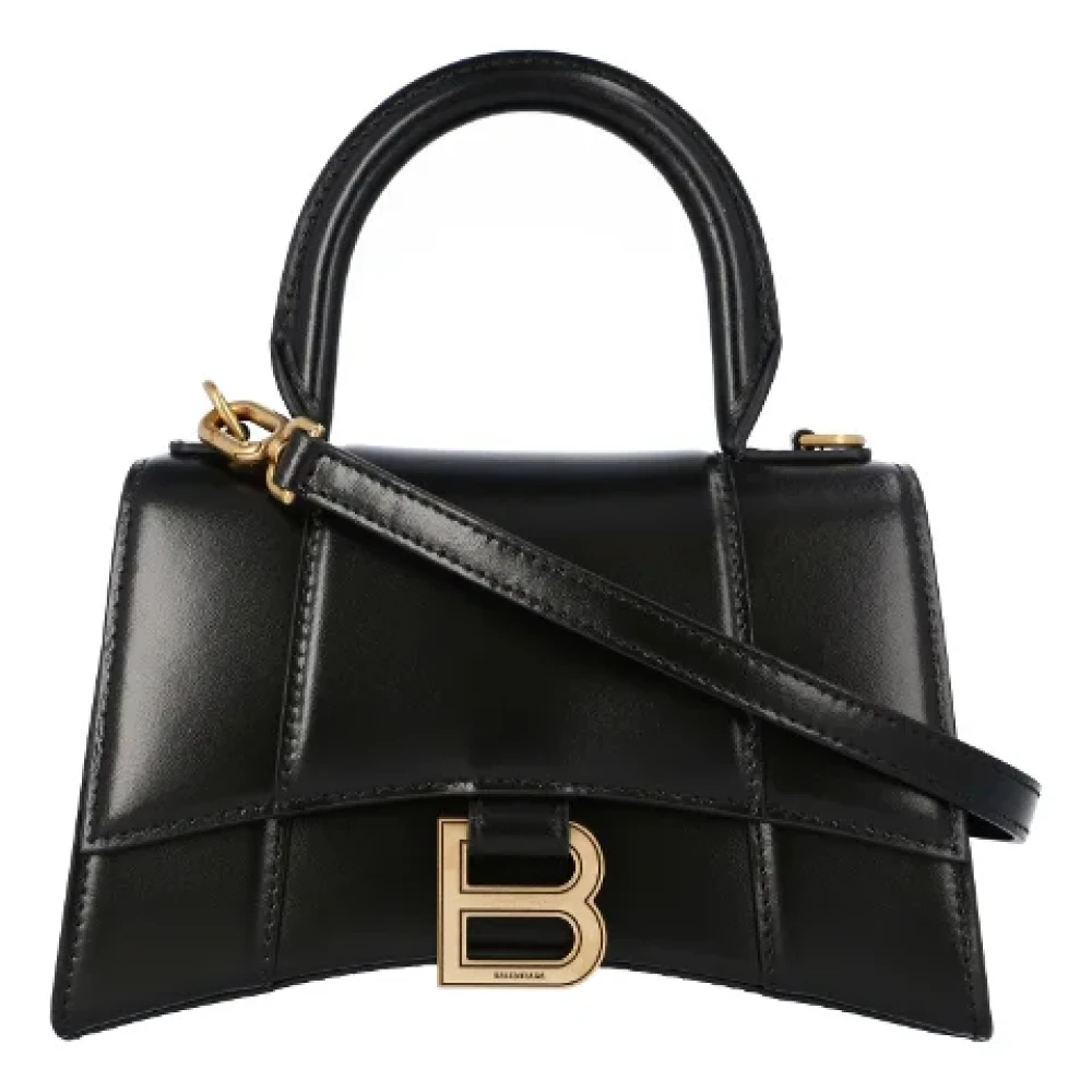 Balenciaga Leather handbags Black Unisex