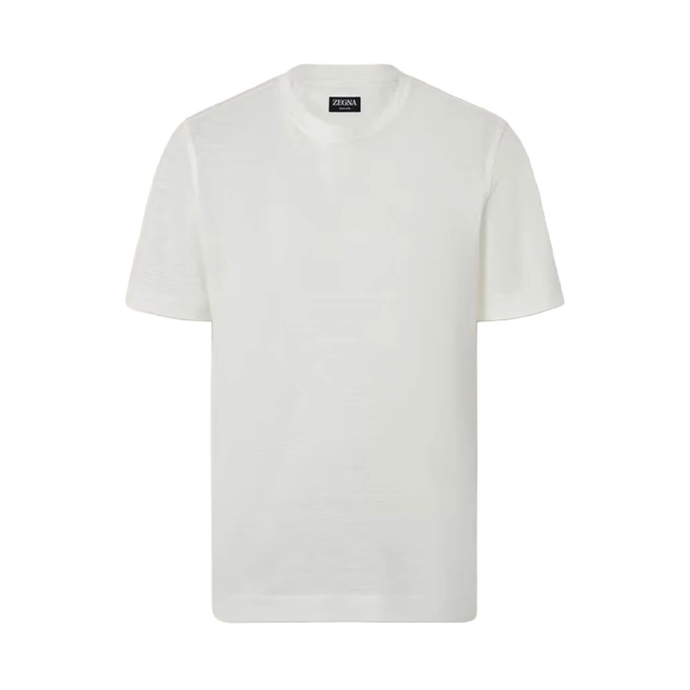 Zegna Men's White T-Shirts, Xl, Short Sleeve T-Shirt