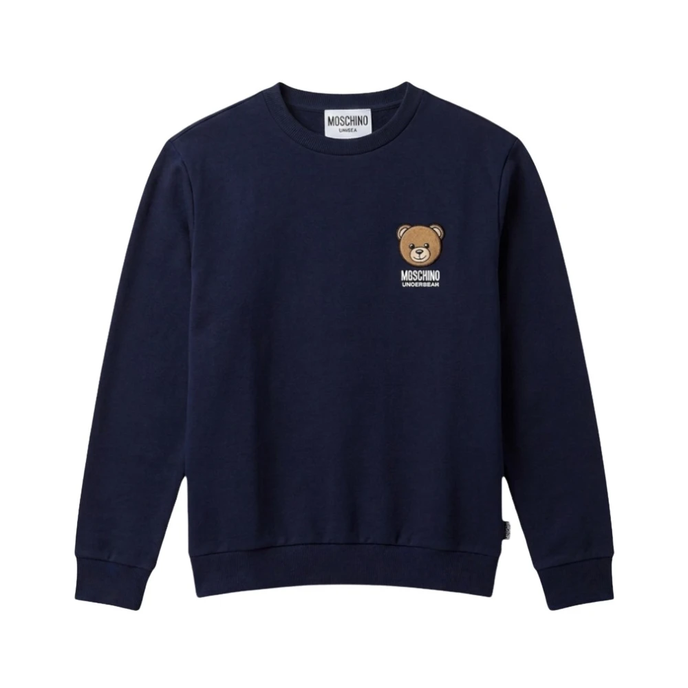 Moschino Men's Blue Underbear Sweatshirt - Sweatshirts - S - Sweatshirts & Hoodies