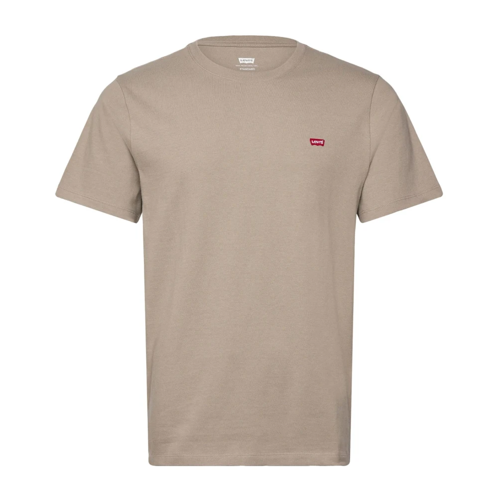 Levi's Herren Beige T-Shirt "T-Shirt Original Housemark Tee 1Er Pack", Gr. L, Braun (Khaki), Obermaterial: 100% Baumwolle Co., Shirts T-Shirt - Bild 2