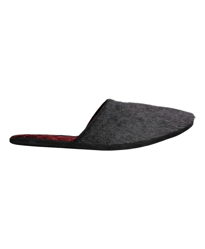 chaussures-slip-on-en-fausse-fourrure-noire