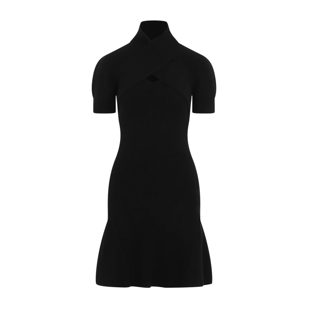 Patou Women's Black Knitted Dresses, M, Kn2108041 Dress