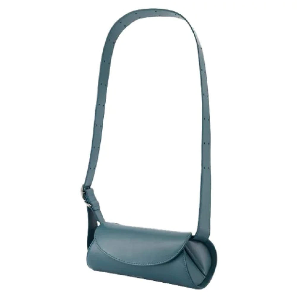 Jil Sander Leather shoulder-bags Blue Dames