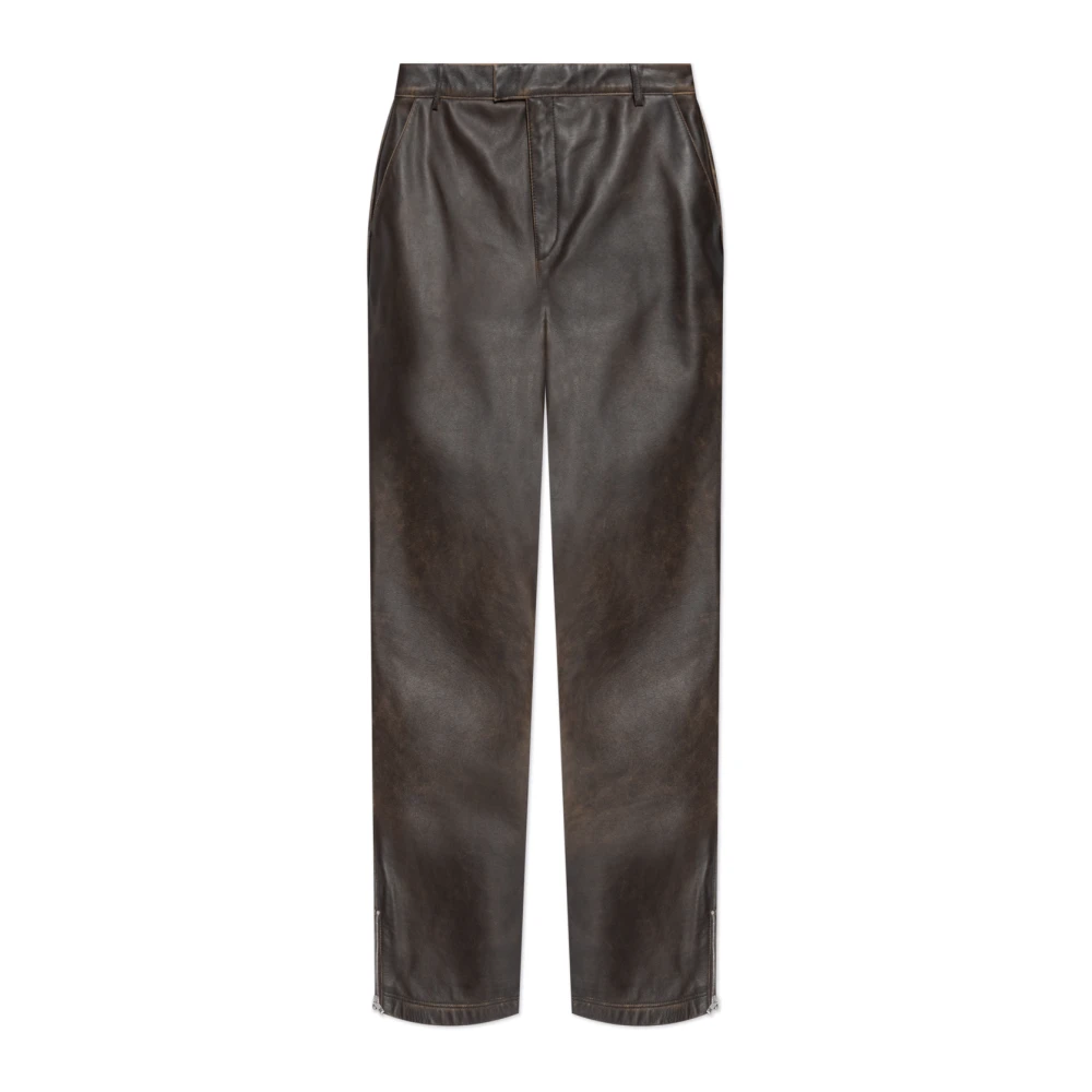 Represent Brun Läderbyxor