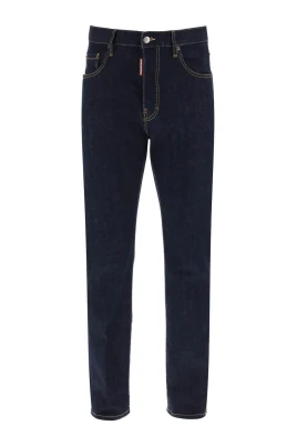 Slim-fit Jeans med logodetalj