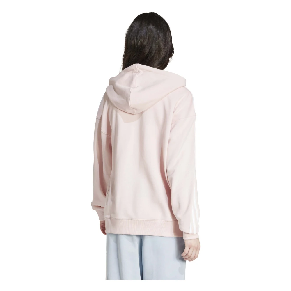 Adidas Essentials 3-Stripes Hoodie Pink Dames