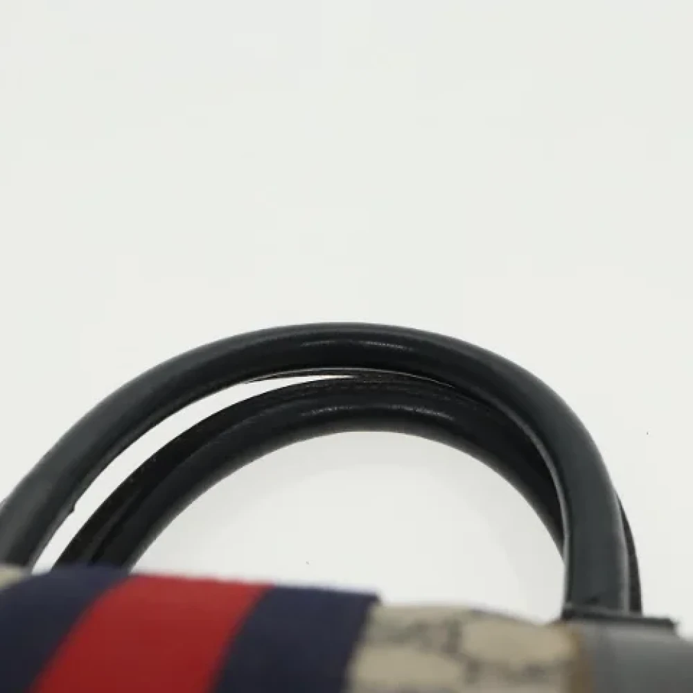 Gucci Vintage Pre-owned Leather gucci-bags Blue Dames