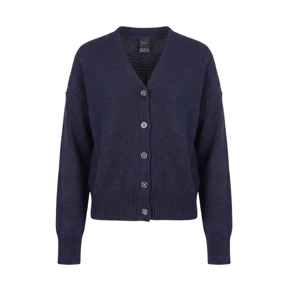 Pinko Cardigans - Female - Cardigans - Blue - S - Knitwear - Image 3
