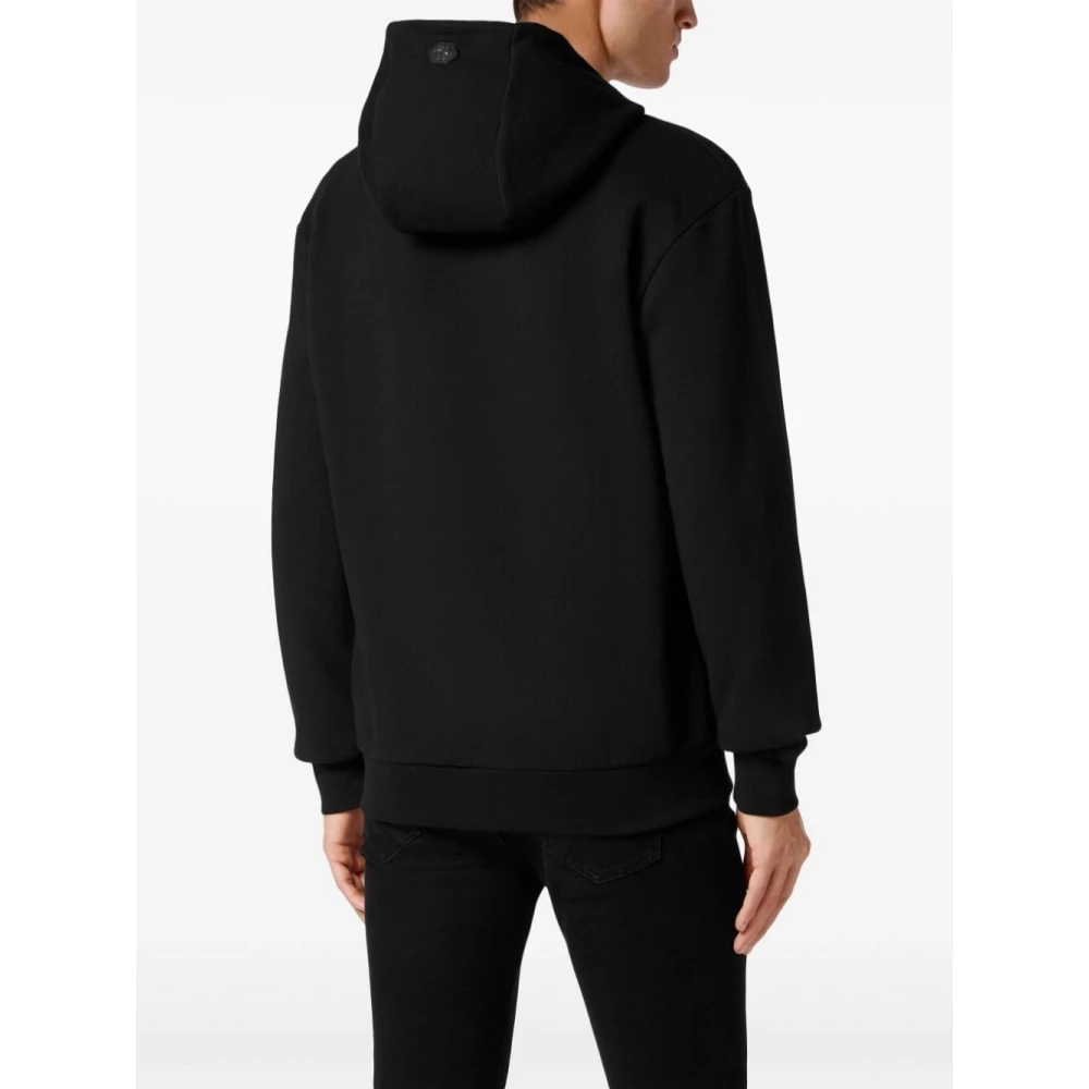Philipp Plein Zwarte Sweatshirt voor Mannen Black Heren