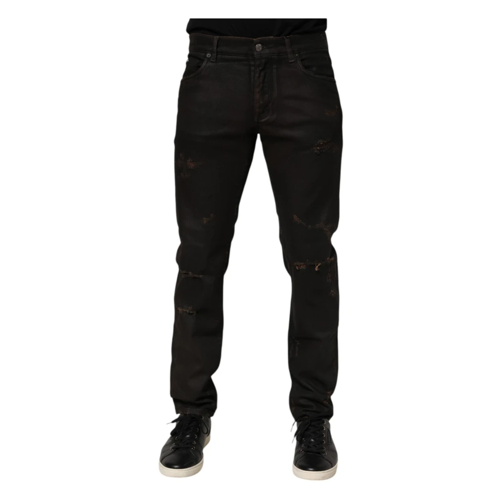 Dolce & Gabbana Men's Black Skinny Denim Jeans