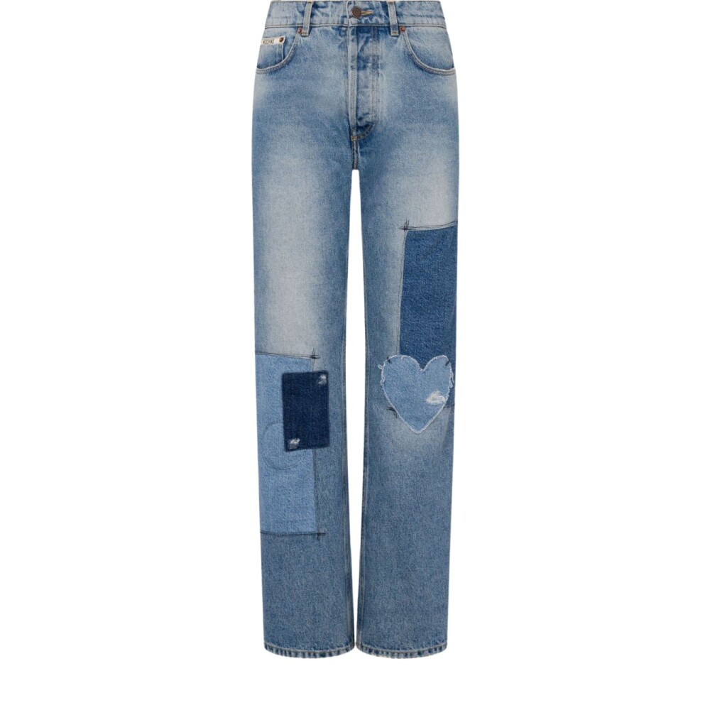MOSCHINO COUTURE Woman Jeans Blue 03085522 0295 Moschino