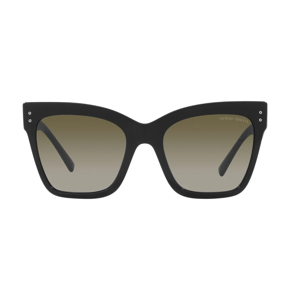 Giorgio Armani Stoere vierkante zonnebril Black Unisex