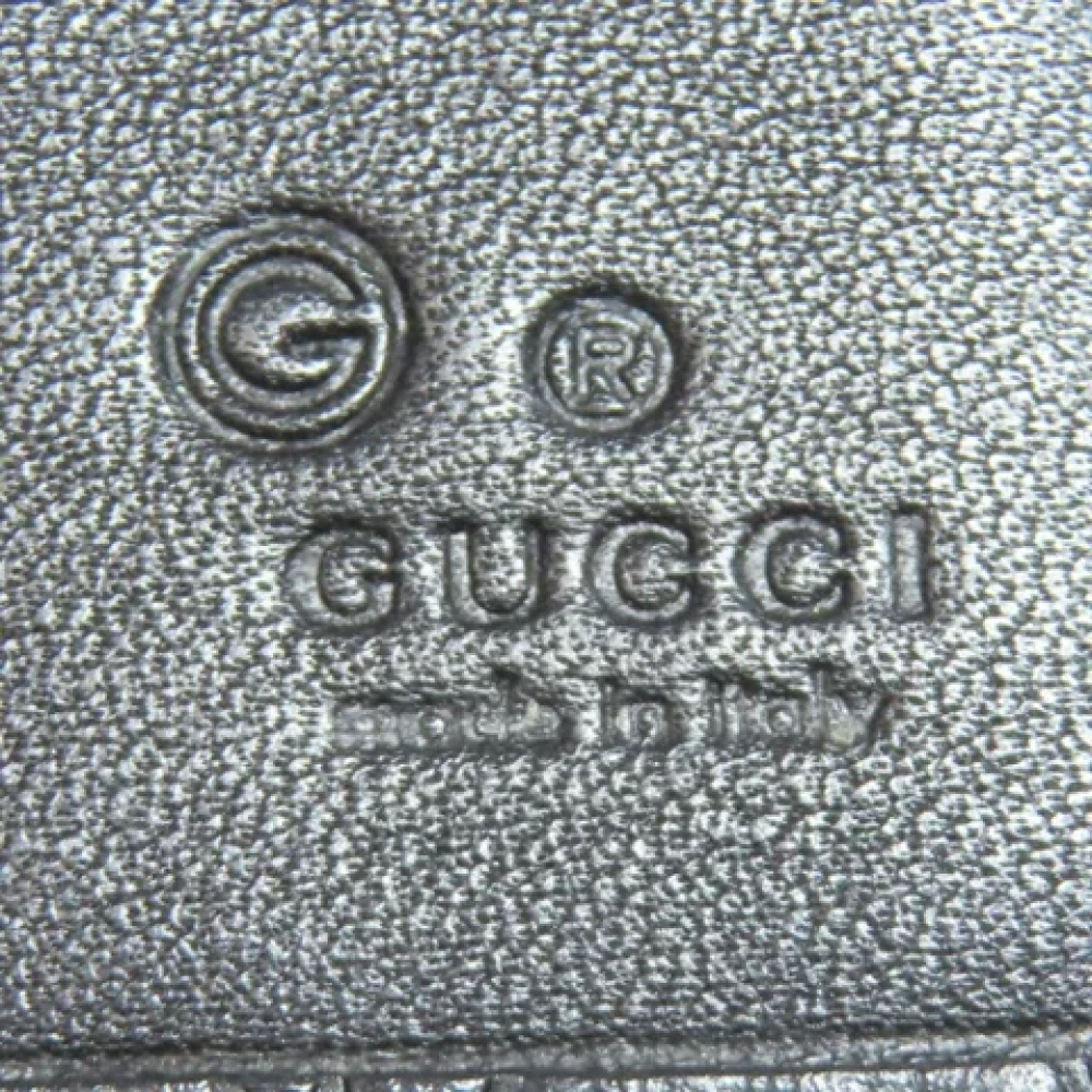 Gucci Vintage Pre-owned Leather wallets Black Dames