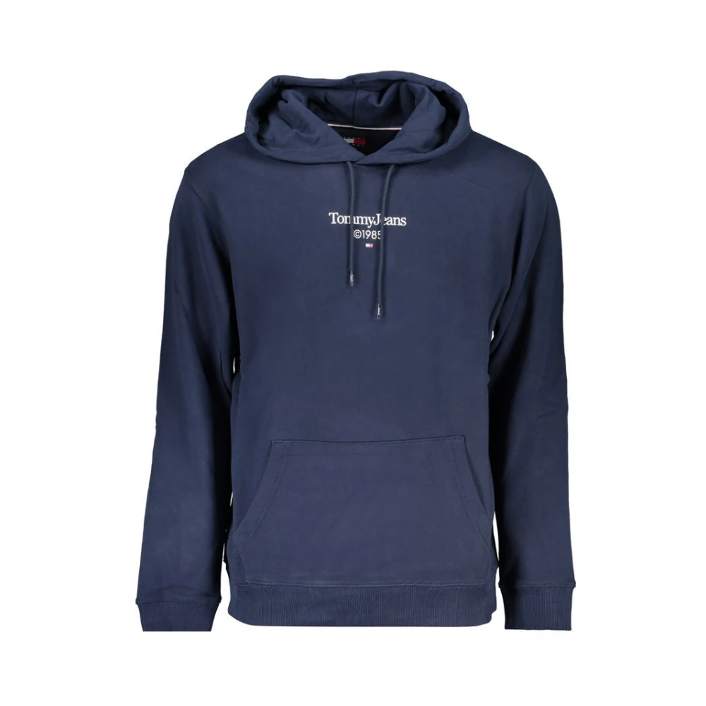 Tommy Hilfiger, Herren, Pullover, Blue Cotton Men's Sweatshirt, Blau, (XL) - Bild 2