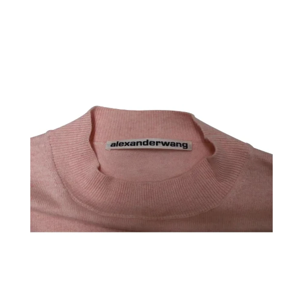 Alexander Wang Pre-owned Wool tops Pink Dames