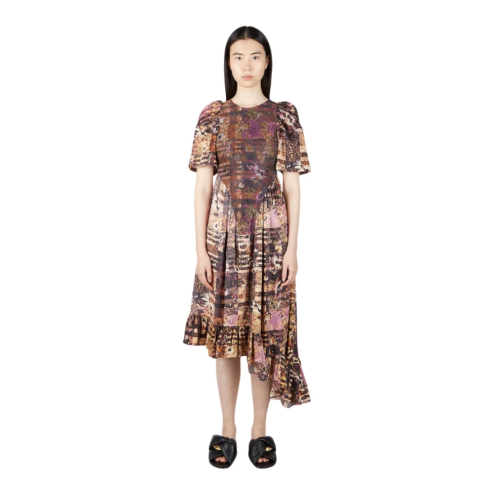 Collina Strada Multicolor Pollinate Dress - Female - Midi Dresses - S - Dresses
