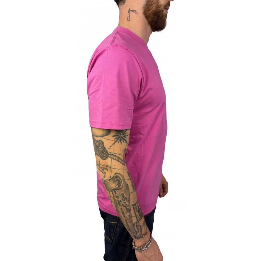 Gcds Katoenen T-shirt Pink Heren