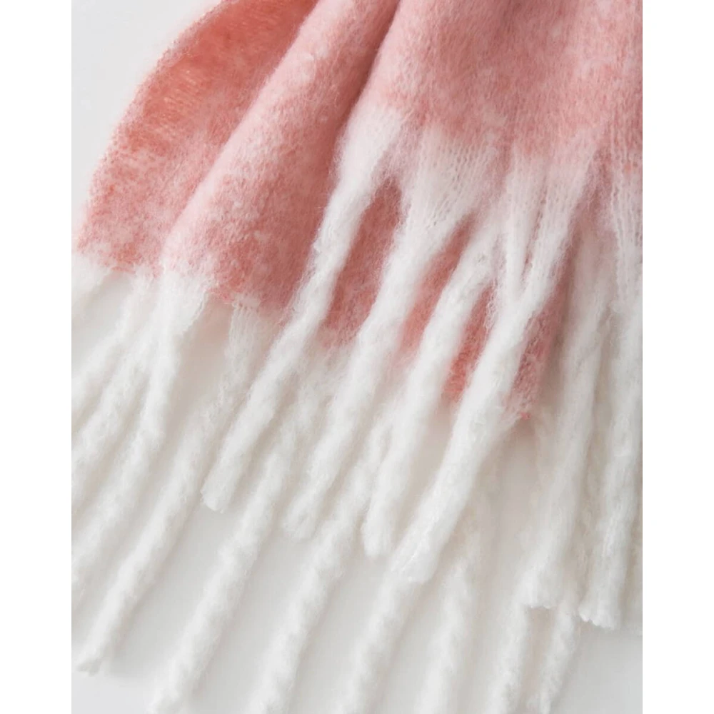Opus Elegante Shawl met Amovi Sjaal Detail Pink Dames