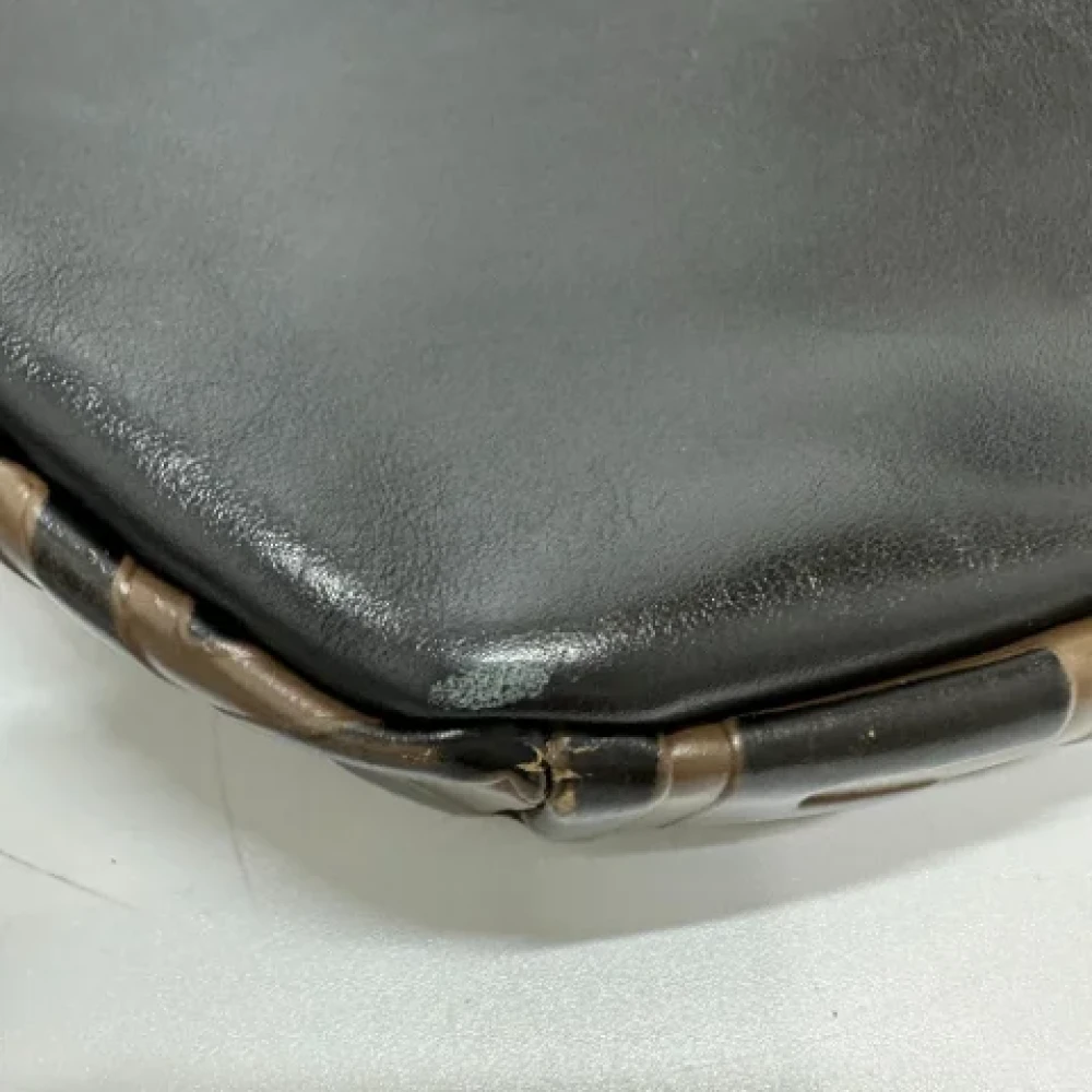 Fendi Vintage Pre-owned Leather fendi-bags Brown Heren
