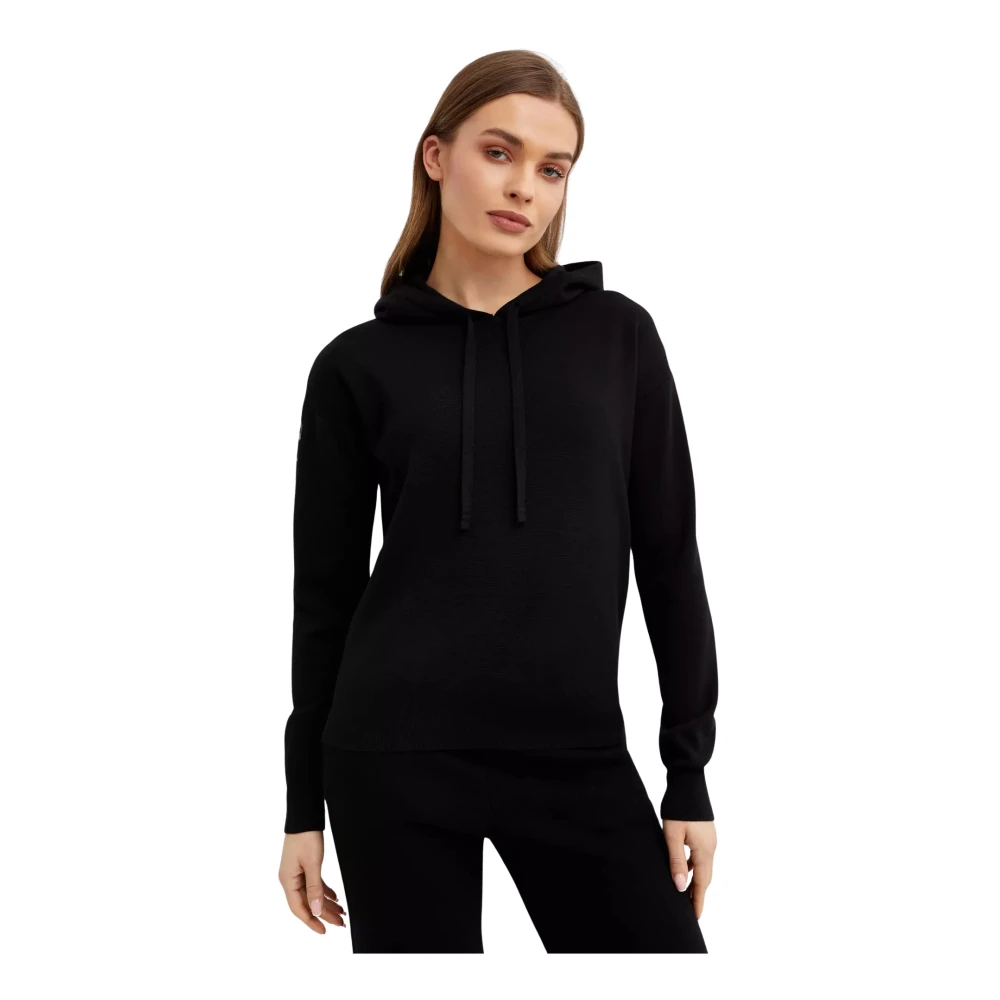 Canada Goose Zwarte Hoodie Belleville Stijl Black Dames