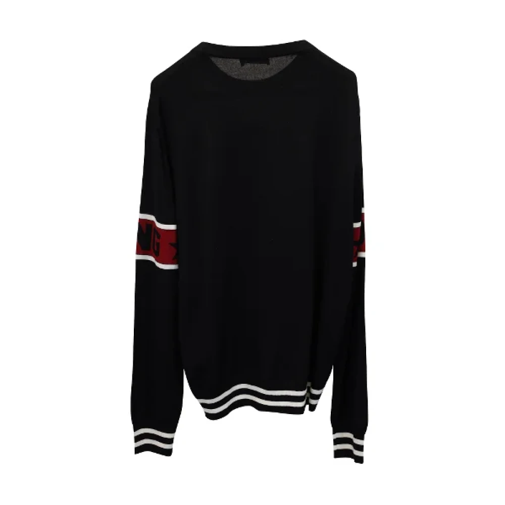 Dolce & Gabbana Pre-owned Wool tops Black Dames