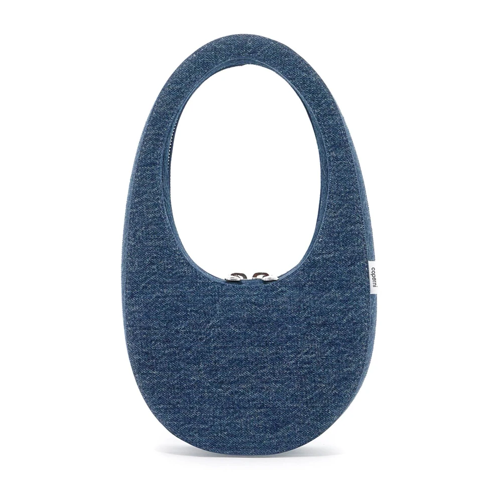 Coperni Denim Mini Hobo Tas Blue Heren