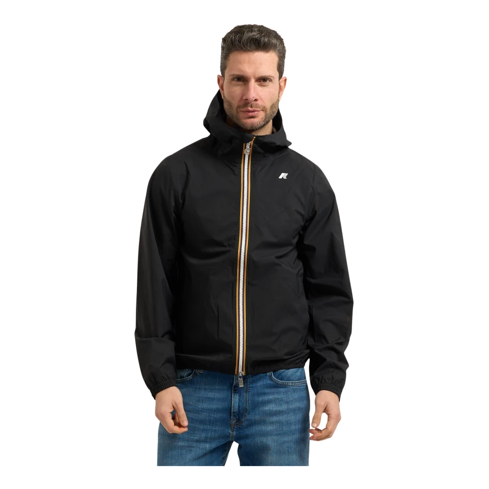 K-Way Uomo Nero Giacche, 3XL, New,