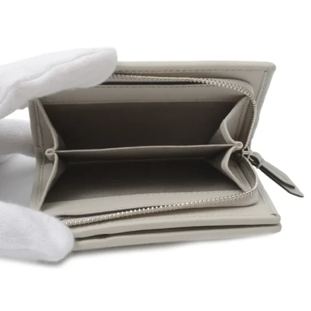 Gucci Vintage Pre-owned Leather wallets Gray Dames