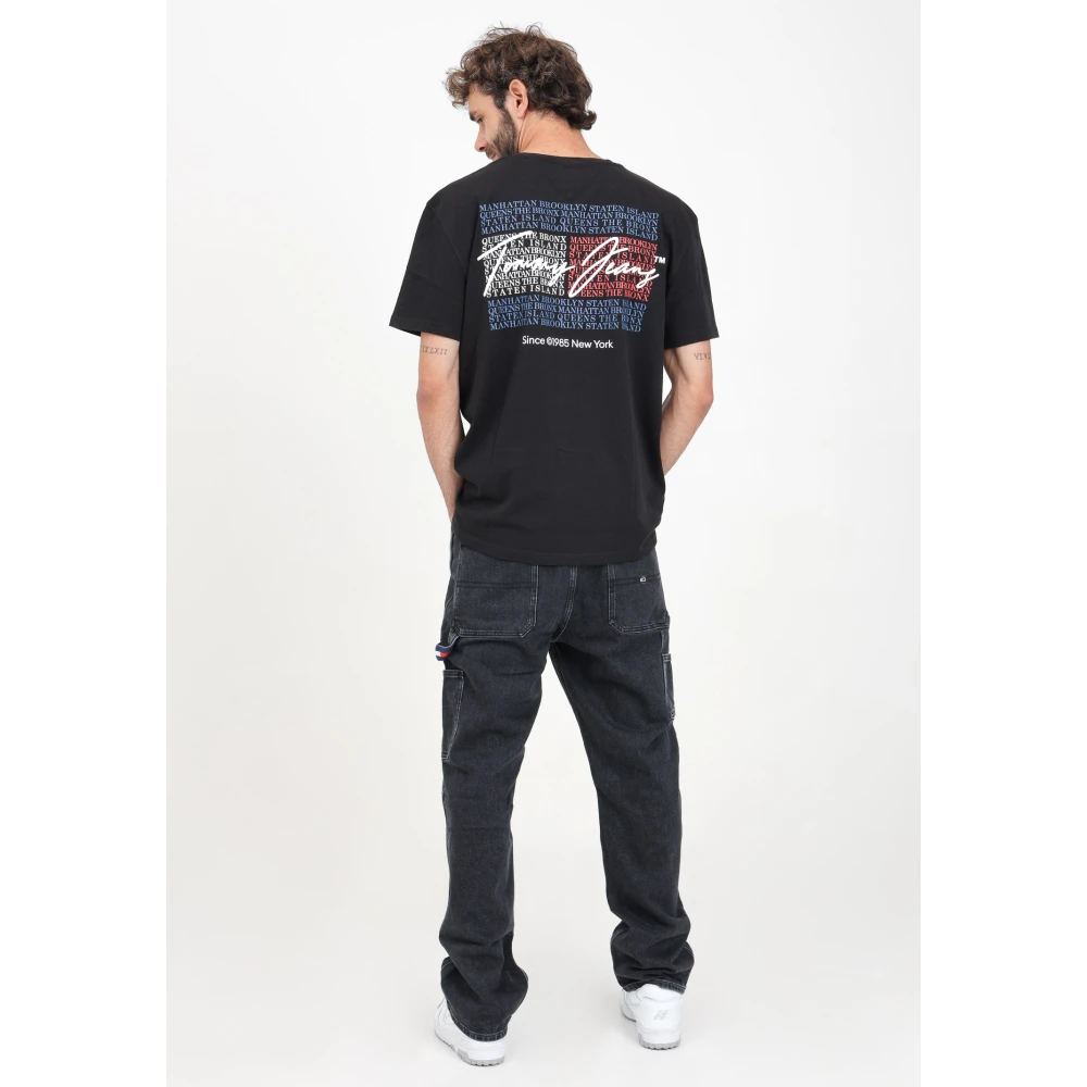 Tommy Jeans Retro Straight Cut Zwarte Jeans Blue Heren