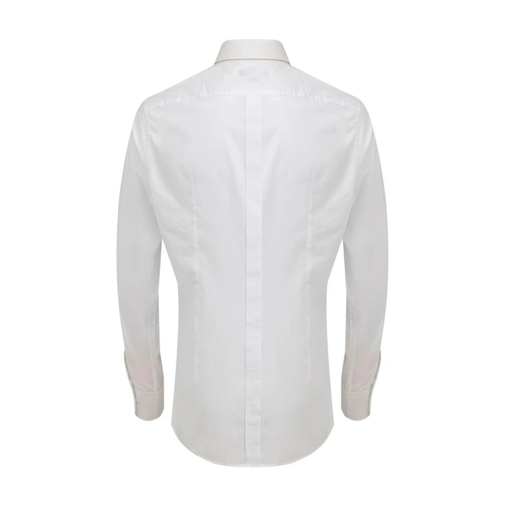 Dolce & Gabbana Klassiek Wit Katoenen Overhemd White Heren