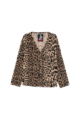 V-Neck Zip Jacket