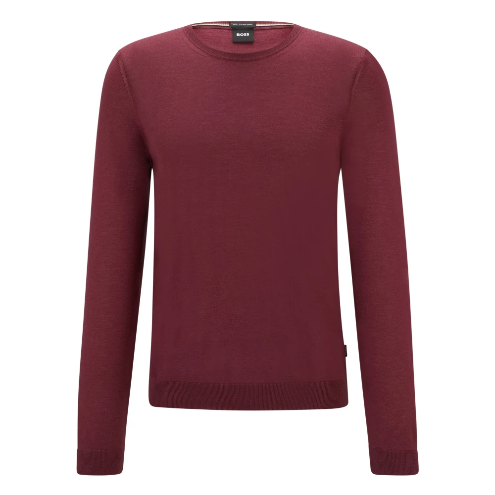 Hugo Boss Stilren Pullover Sweater Red, Herr