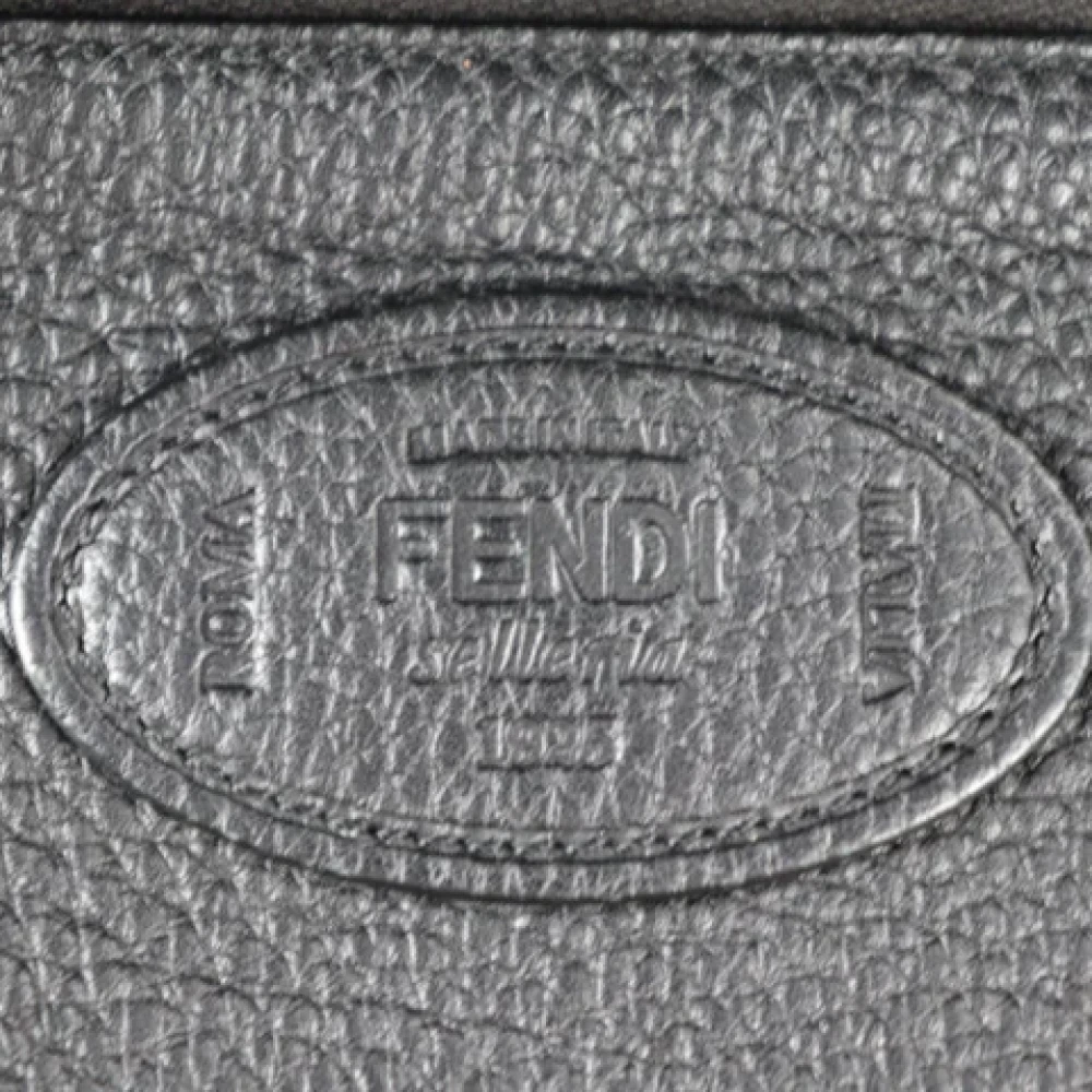 Fendi Vintage Pre-owned Leather handbags Black Dames